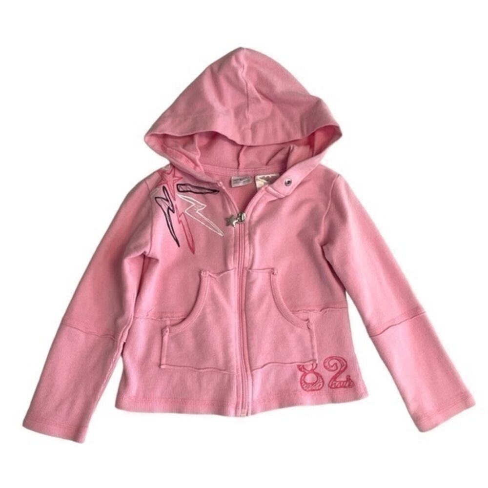 Athletic Works Pink Full Zip Jacket Size 2T graphic print lightweight jacket